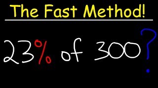 How To Find The Percent of a Number Fast [upl. by Bret]