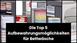 【Bettwäsche aufbewahrung】Die Top 5 Aufbewahrungsmöglichkeiten für Bettwäsche [upl. by Reywas]