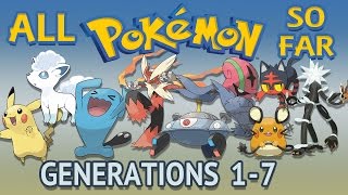 All Pokémon All Generations 17 [upl. by Grubman]