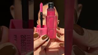 Pinky Promisemaybelline Teddy Tint lipswatch lipstick drugstore brownskin fyp drugstoremakeup [upl. by Aivil]