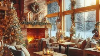 Relaxing Christmas Jazz Music Cafe quotWinter Cafequot Christmas ambience [upl. by Datha]