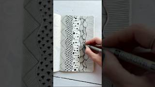 ✨27100 Easy Doodle Tutorial✨ zentangle linepattern drawing art sketch doodle [upl. by Lingwood]