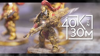 Warhammer 40k Battle Report Custodes VS World Eaters 1500 Pts [upl. by Adamina59]