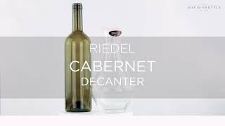 Riedel Cabernet Decanter [upl. by Laehcar]