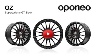 OZ Superturismo GT Black ● Llantas de Aluminio ● Oponeo™ [upl. by Ahseuqal]