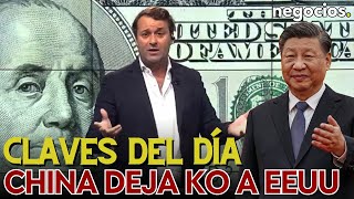 Claves del día China deja KO a EEUU el dólar rompe al euro y se disparan las bancarrotas [upl. by Benedetto]