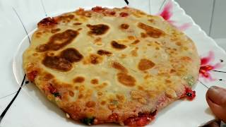 એકદમ હેલ્ધી વેજ પનીર પરાઠા VEG Paneer Paratha Healthy and tasty🌰🥕🥔 [upl. by Derag818]