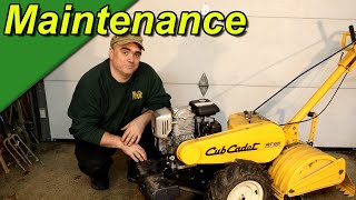 It Is Time To Do Some Maintenance On My Tiller a Cub Cadet RT65 with A Honda GC 190 Engine [upl. by Kehr166]