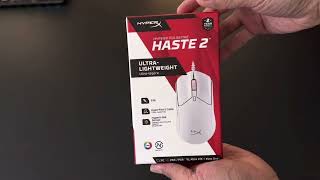 HyperX Pulsefire Haste 2 Quick Unboxing [upl. by Mcmath]