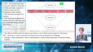 CNR2023  0710  Elena REZUS  Impactul terapiei folosite in artrita reumatoida asupra sistemului [upl. by Lewis]