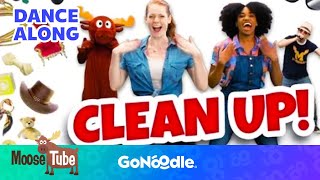 Clean Up Song  Songs For Kids  Routine  GoNoodle [upl. by Ellatnahc288]