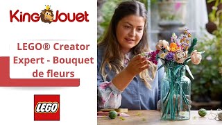 Idée cadeau LEGO Adulte  Le bouquet de fleurs LEGO  10280 [upl. by Efar]