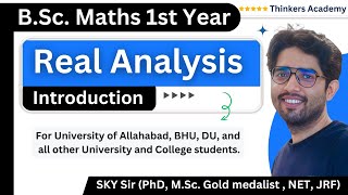 Real Analysis  Introduction  BSc 1st year  Maths  Elementary Analysis  Thinkers Academy [upl. by Rehsu]