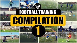 COMPILATION 1  FOOTBALL  SOCCER  TRAINING  EXERCISES  U8  U9  U10  U11  U12  U13  U14 [upl. by Giorgia279]