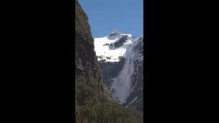 Milford sound two snow avalanches [upl. by Eirtemed]