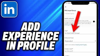 How To Add Experience In LinkedIn Profile In Mobile 2024  Easy Fix [upl. by Ernesta237]