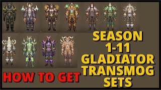 How to get previous PVP Gladiator Transmog Sets in Dragon Flight guide World of Warcraft [upl. by Fabiola]