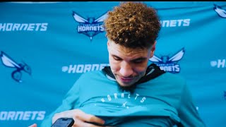 LaMelo Ball is done with the Charlotte Hornet Media Live interview lameloball [upl. by Naldo]