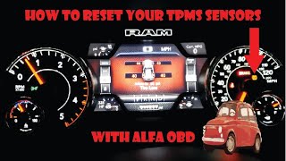 Ram 2019 TPMS Sensor Reset Using Alfa OBD [upl. by Ettecul]