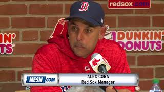 Alex Cora Postgame Press Conference 4516 [upl. by Bobine]