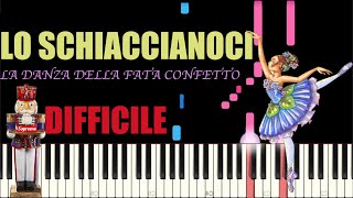 LO SCHIACCIANOCI  LA DANZA DELLA FATA CONFETTO DIFFICILE  IL PIANO SUL TUBO [upl. by Macario962]