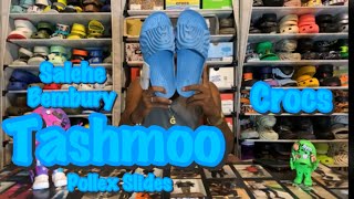 Salehe Bembury Tashmoo Pollex slides x Crocs Review  on foot [upl. by Sirois294]