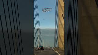 The Öresund Bridge 16 kilometrelong bridge links Copenhagen and Malmö sweden denmark shorts [upl. by Kloster]