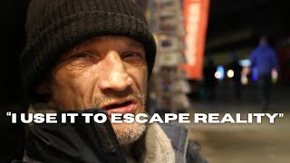 Homeless man from Manchester speaks on street life hardship  London Street Interview [upl. by Howlan]