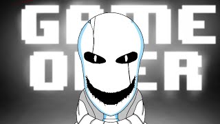 Undertale reacts to gaster Determination fight original react [upl. by Hizar]