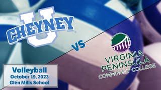 Cheyney Volleyball vs Virginia Peninsula Community College  10192023 [upl. by Chapel511]