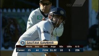 Gautam Gambhir 167 vs New Zealand 3rd Test 2009  Wellington [upl. by Dallis]