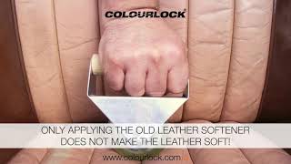 HOW TO SOFTEN OLD LEATHER  COLOURLOCK [upl. by Lazarus]