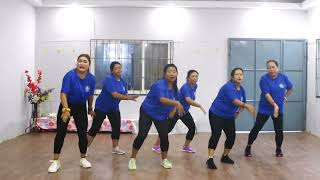 Gallan Goodiyaan  Simple Dance Choreography Zumba Group  PL Foundation Dance Center [upl. by Sasnett33]