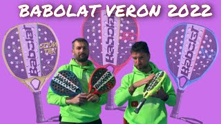 RECENSIONE DI TUTTA LA LINEA VERON DELLA BABOLAT COUNTER AIR E VIPER [upl. by Ordnas]