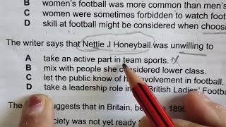 IELTS READING TIPS ampTRICKS  How to get Band 9 in Reading history of women football Britain PSG 3 [upl. by Emili]