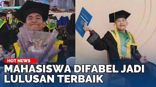 Sosok Dimas Mahasiswa Difabel Jadi Lulusan Terbaik Dapat Beasiswa S2 dari Rektor UIN Jambi [upl. by Abbate]