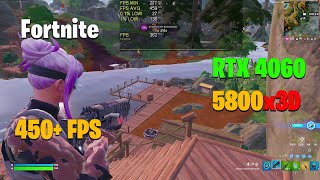 RTX 4060 amp 5800X3D  Fortnite Performance Mode [upl. by Jovia]