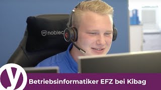 Eine Lehre als Informatikerin EFZ Betriebsinformatik bei der KIBAG Gruppe [upl. by Dunc997]