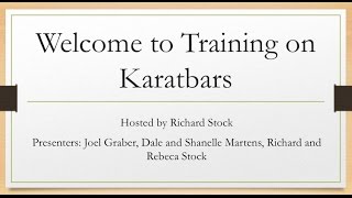 Training For Brand New KaratBars Affiliates [upl. by Elonore]