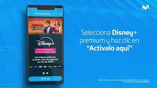 Activa Disney Premium incluido en tu plan desde la App Mi Movistar [upl. by Octave]