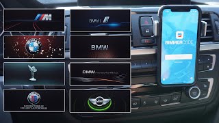 BimmerCode  Displaying Every Startup Animation on an F30 BMW [upl. by Adnilab469]