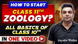 Class 10th BASICS ZOOLOGY in 1 Video  MahaMarathon Session  Arjuna NEET Class 11 Batch [upl. by Leonanie]