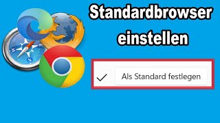 Windows 11 Standardbrowser festlegen für PC amp Laptop  Anleitung [upl. by Reinhart99]