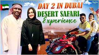 Vlog Day 2 In Dubai  Dessert Saffari Experience In Dubai  Heavenly Homemade [upl. by Aketahs148]