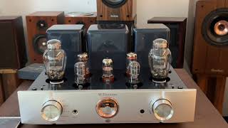 Willsenton R300 PLUS 300B tube amplifier best matched with PAIYON P420 Bookshelf Loudspeaker [upl. by Ennairrac]