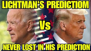 Allan Lichtmans Bold Prediction for the 2024 Presidential Race Trump vs Biden [upl. by Notlad]