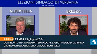 19 giugno 2024  Extra  Confronto tra i candidati sindaco al ballottaggio di Verbania [upl. by Malchy]