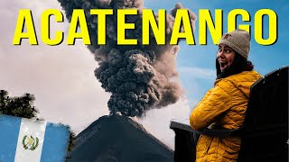 Hiking ACATENANGO VOLCANO in GUATEMALA [upl. by Ellmyer]