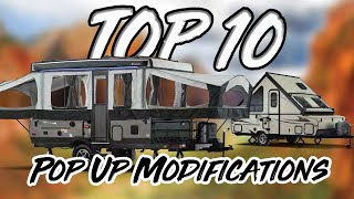 TOP 10 Pop Up Modifications on my Rockwood Camper  3 Years in the Making [upl. by Lucais]