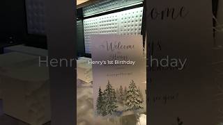 Henrys Winter Onederland 1st Birthday ❄️🎉 [upl. by Eckblad]